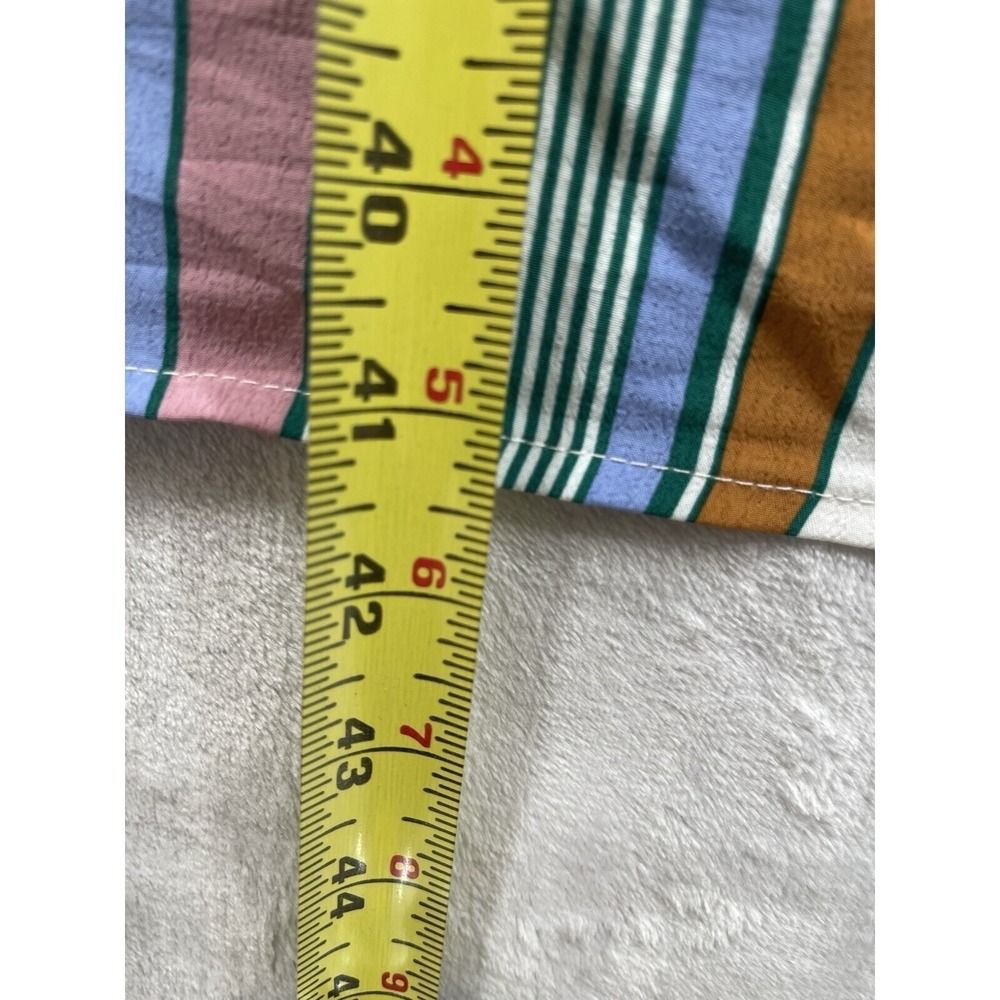 Brickyard Buffalo Womens Large Striped Dress Drawstring Waist Short Sleeve - Picture 4 of 10